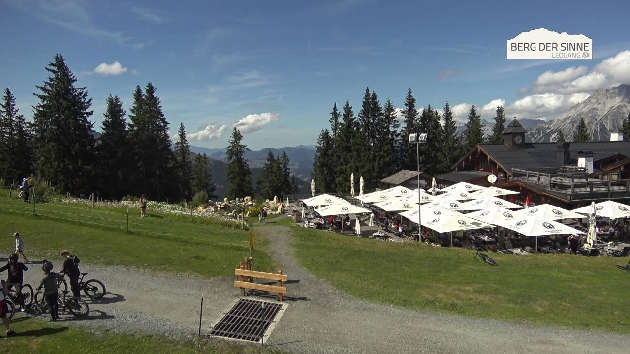 Archiv Foto Webcam Leogang: Bergstation Asitzbahn