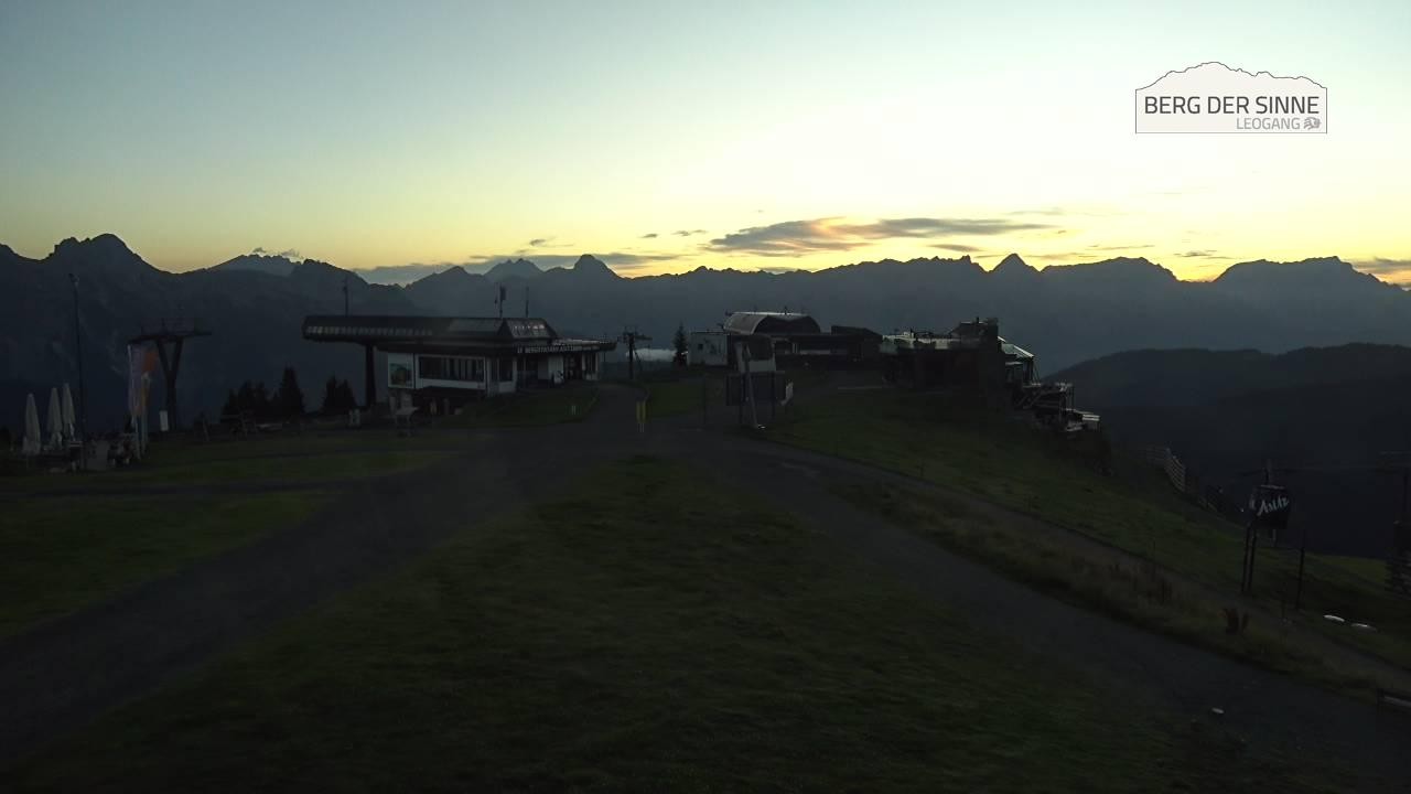 Archiv Foto Webcam Leogang: Bergstation Asitzbahn