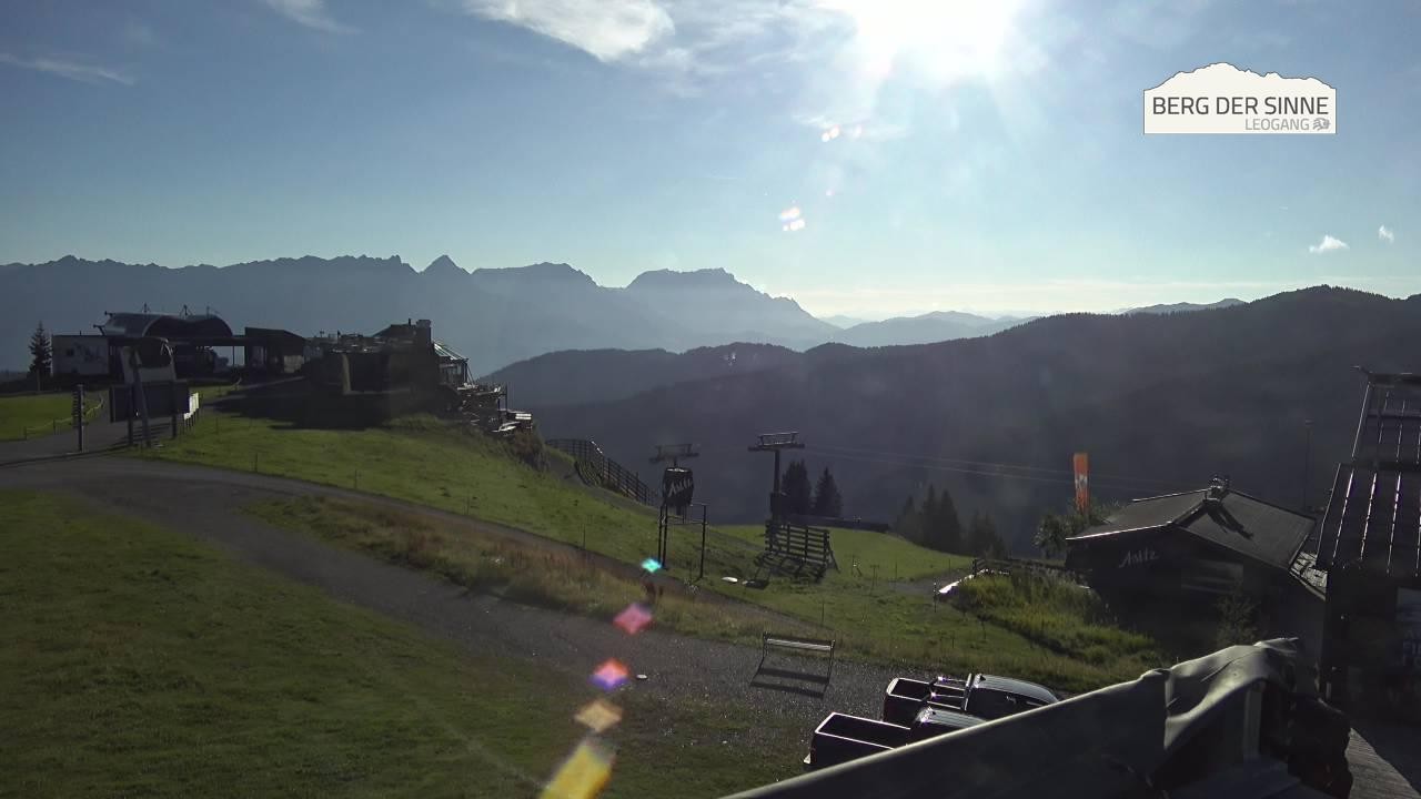 Archiv Foto Webcam Leogang: Bergstation Asitzbahn