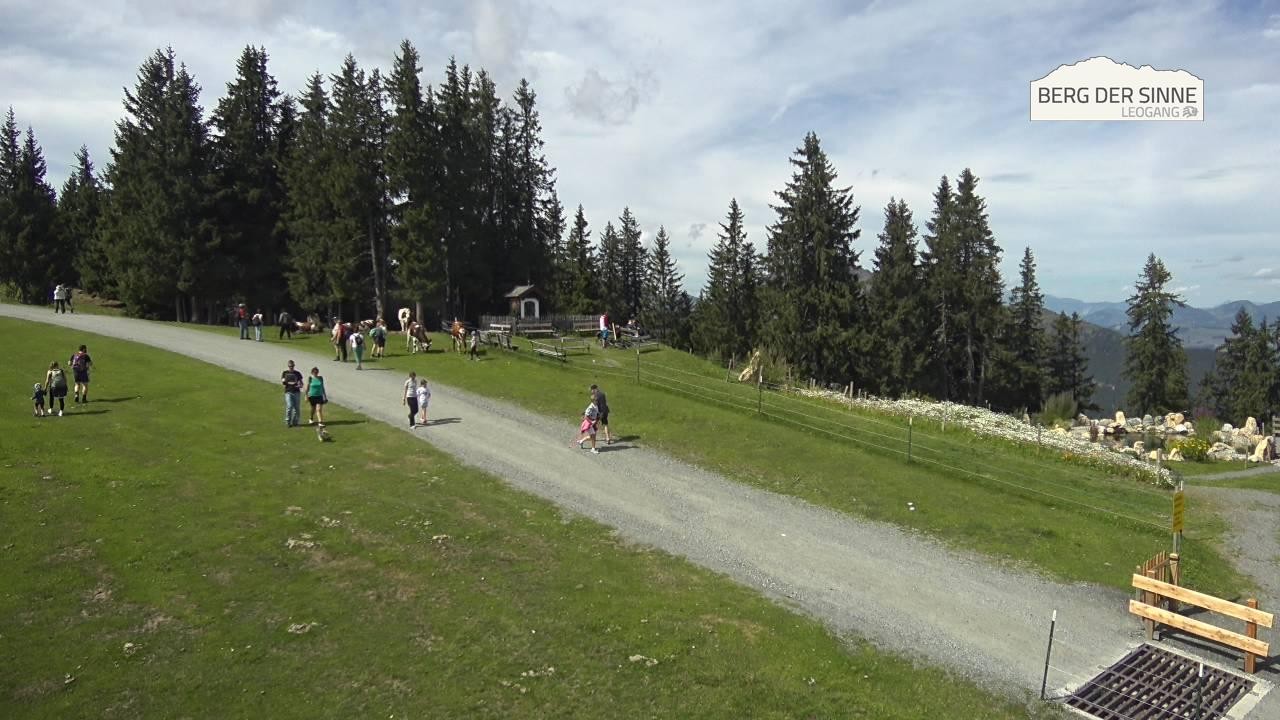 Archiv Foto Webcam Leogang: Bergstation Asitzbahn