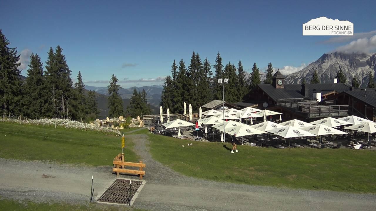 Archiv Foto Webcam Leogang: Bergstation Asitzbahn