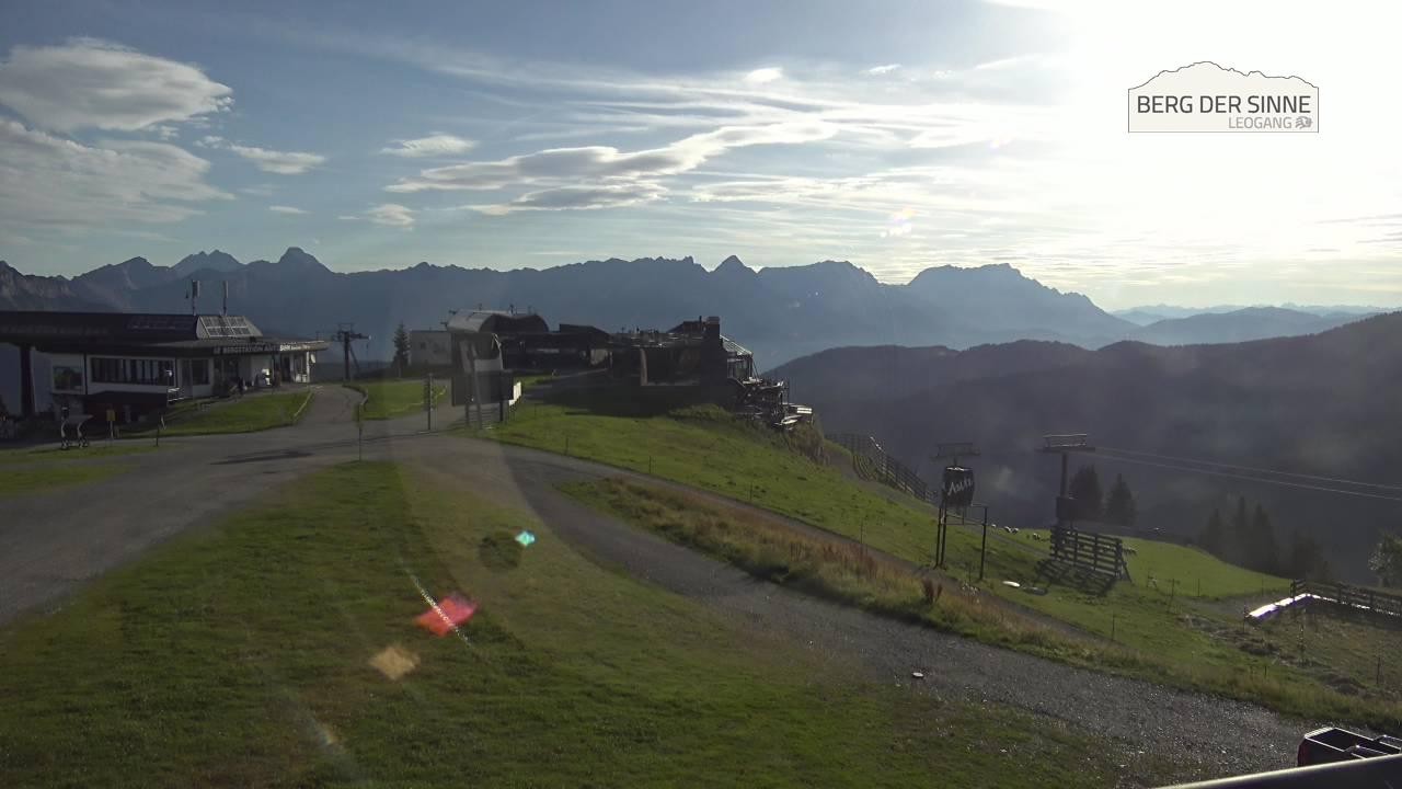 Archiv Foto Webcam Leogang: Bergstation Asitzbahn