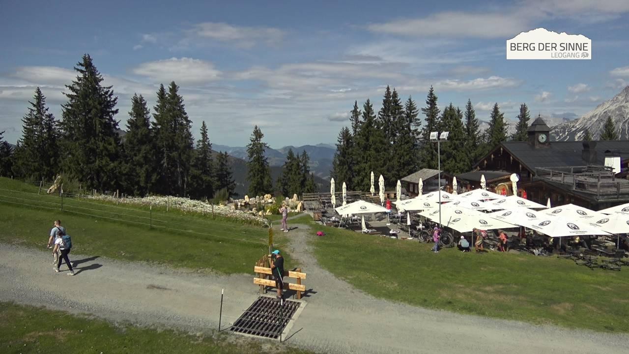 Archiv Foto Webcam Leogang: Bergstation Asitzbahn