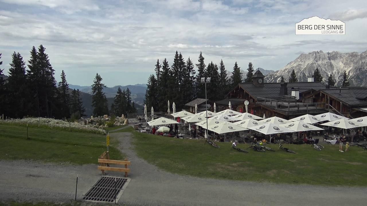 Archiv Foto Webcam Leogang: Bergstation Asitzbahn