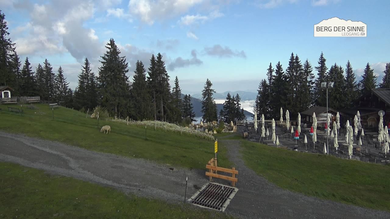 Archiv Foto Webcam Leogang: Bergstation Asitzbahn