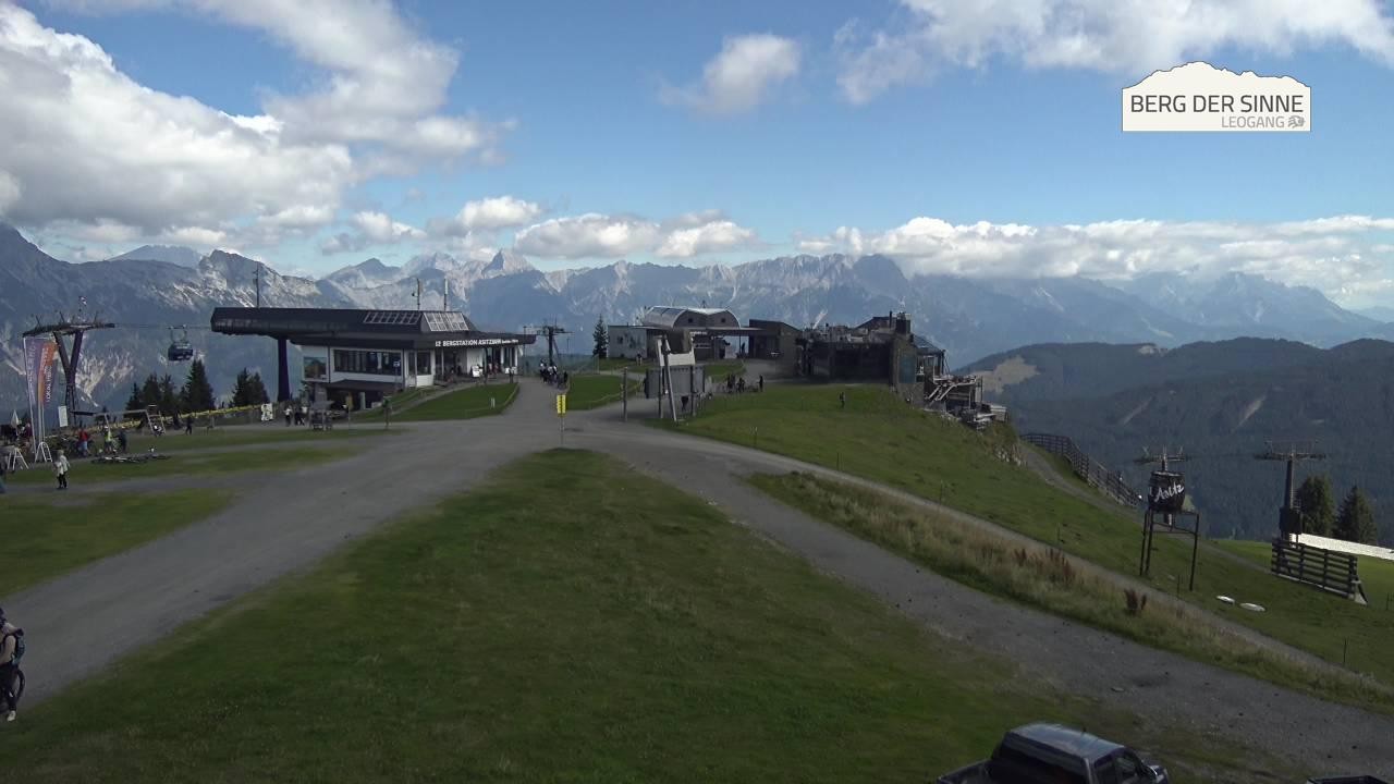 Archiv Foto Webcam Leogang: Bergstation Asitzbahn