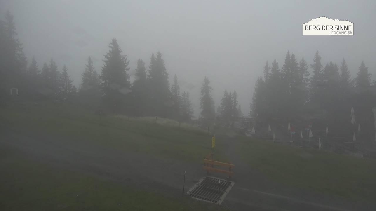 Archiv Foto Webcam Leogang: Bergstation Asitzbahn