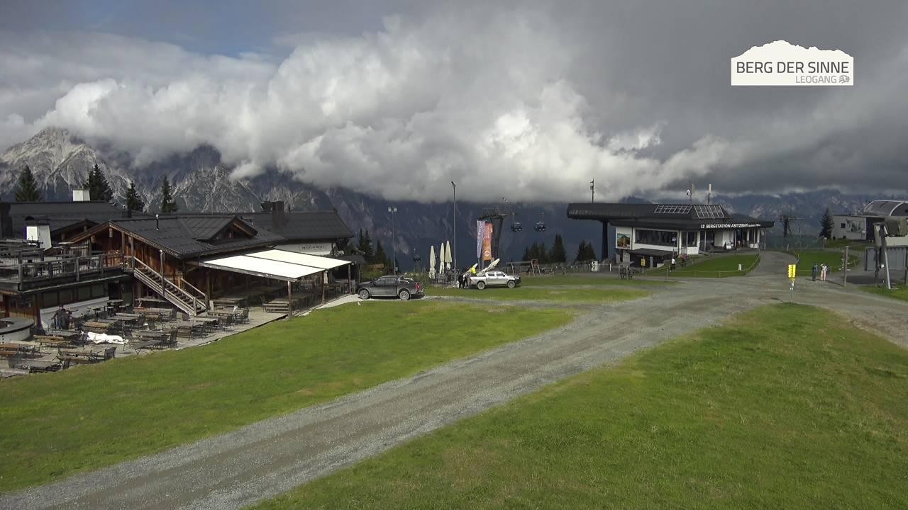 Archiv Foto Webcam Leogang: Bergstation Asitzbahn