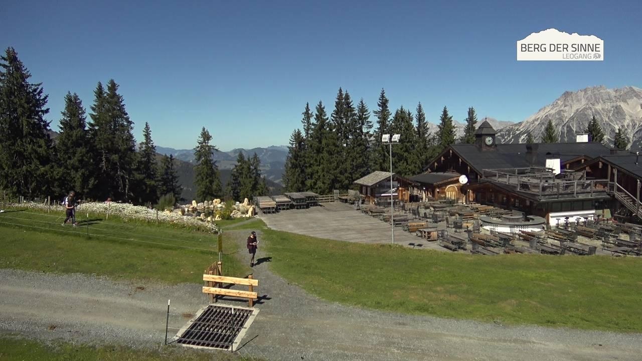 Archiv Foto Webcam Leogang: Bergstation Asitzbahn
