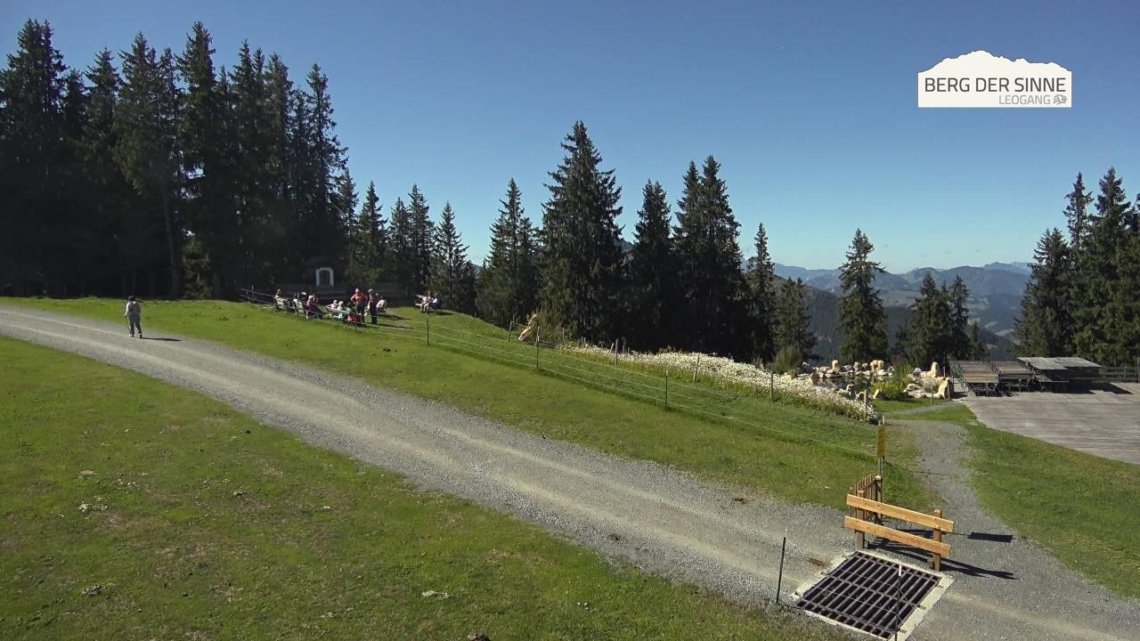 Archiv Foto Webcam Leogang: Bergstation Asitzbahn