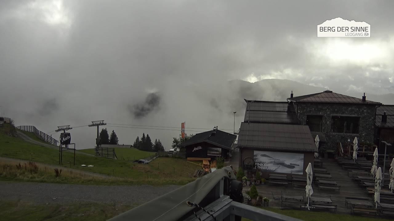 Archiv Foto Webcam Leogang: Bergstation Asitzbahn
