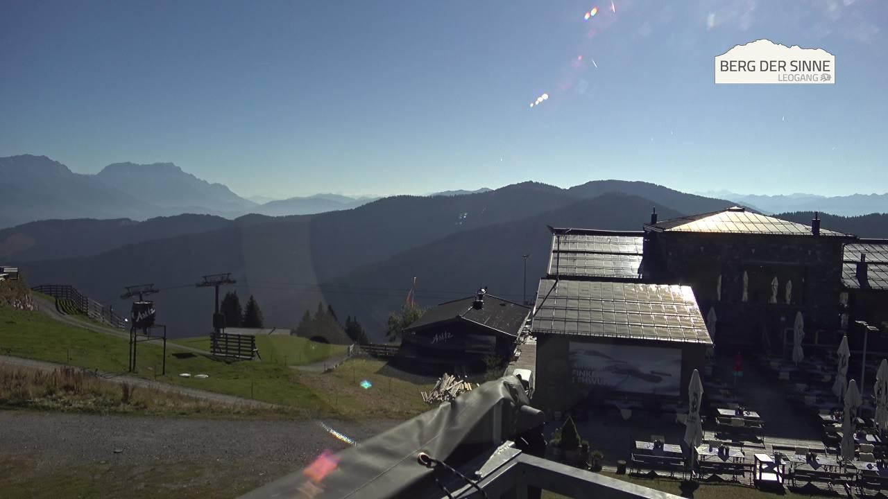 Archiv Foto Webcam Leogang: Bergstation Asitzbahn