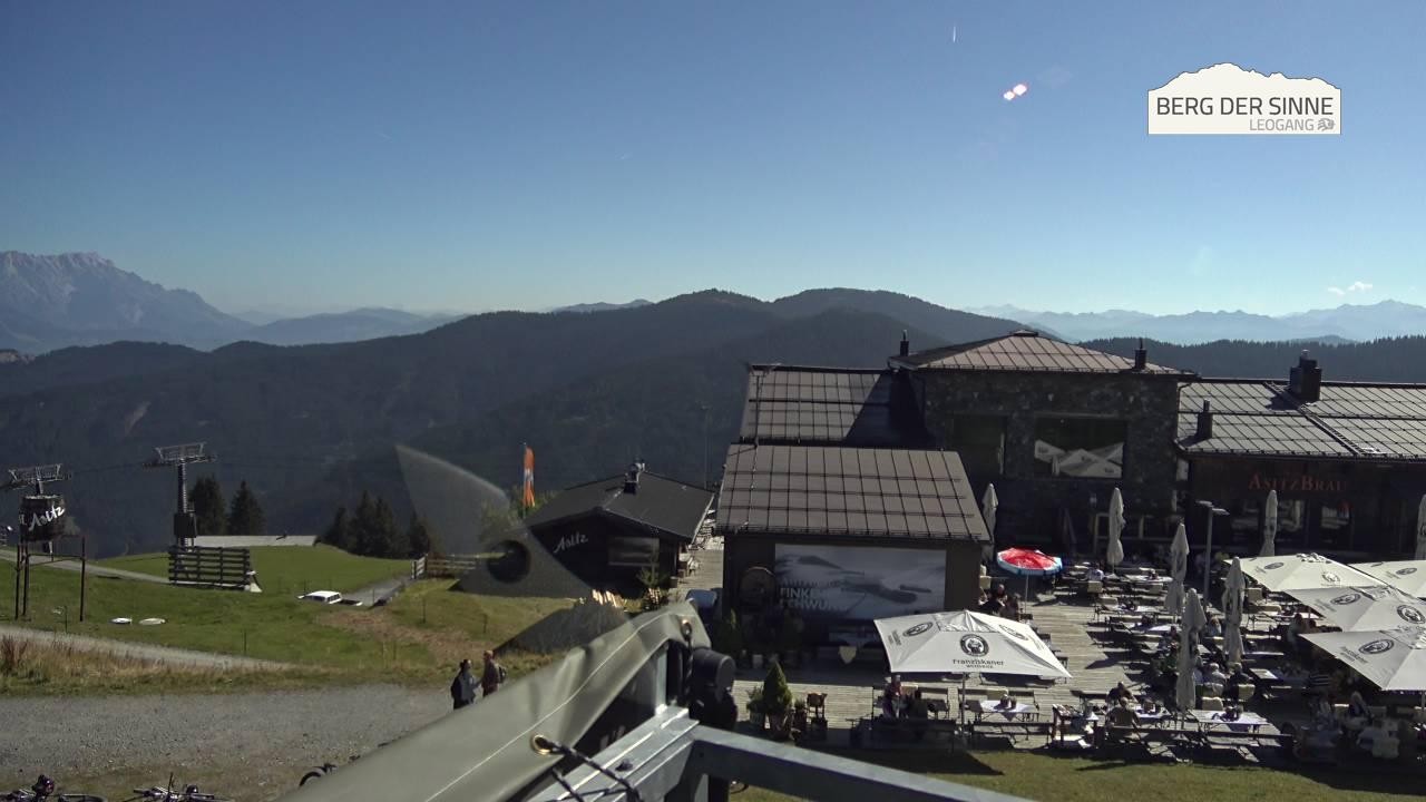 Archiv Foto Webcam Leogang: Bergstation Asitzbahn