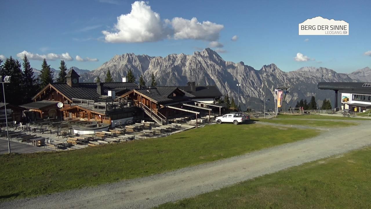 Archiv Foto Webcam Leogang: Bergstation Asitzbahn
