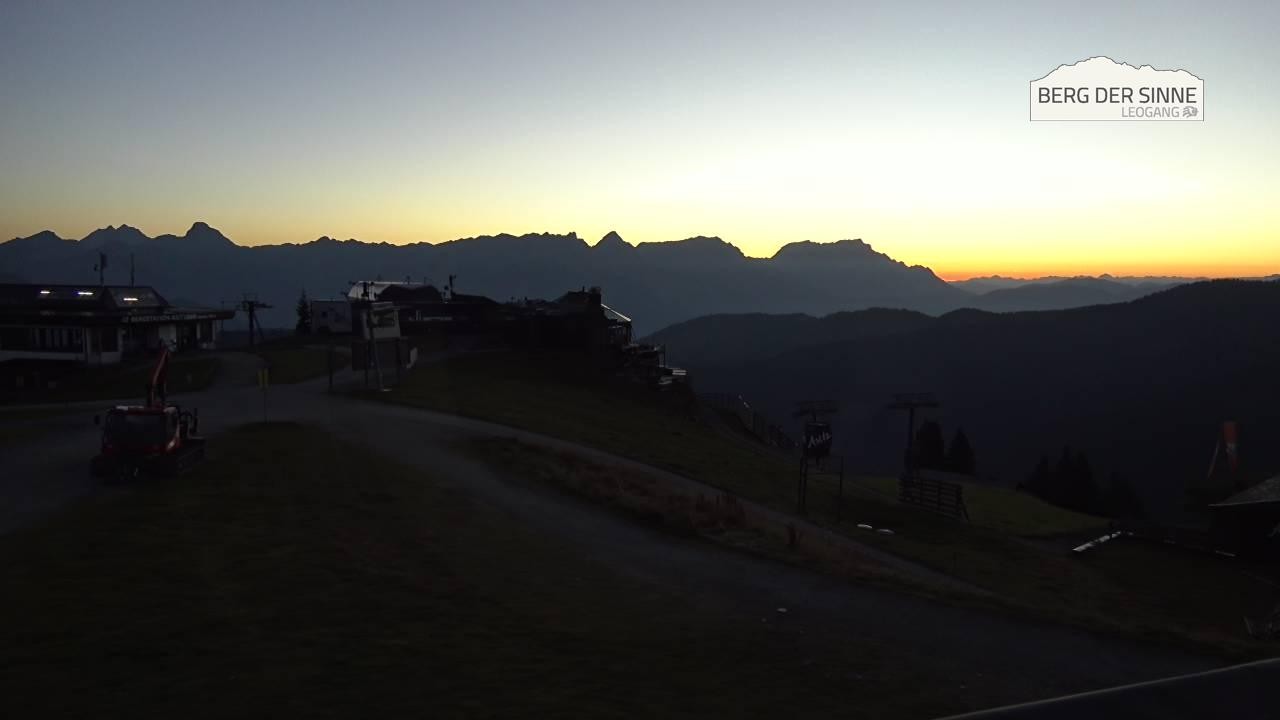 Archiv Foto Webcam Leogang: Bergstation Asitzbahn