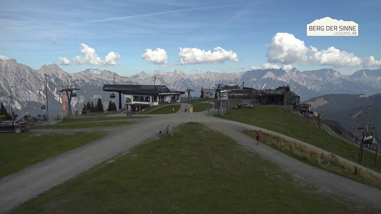 Archiv Foto Webcam Leogang: Bergstation Asitzbahn