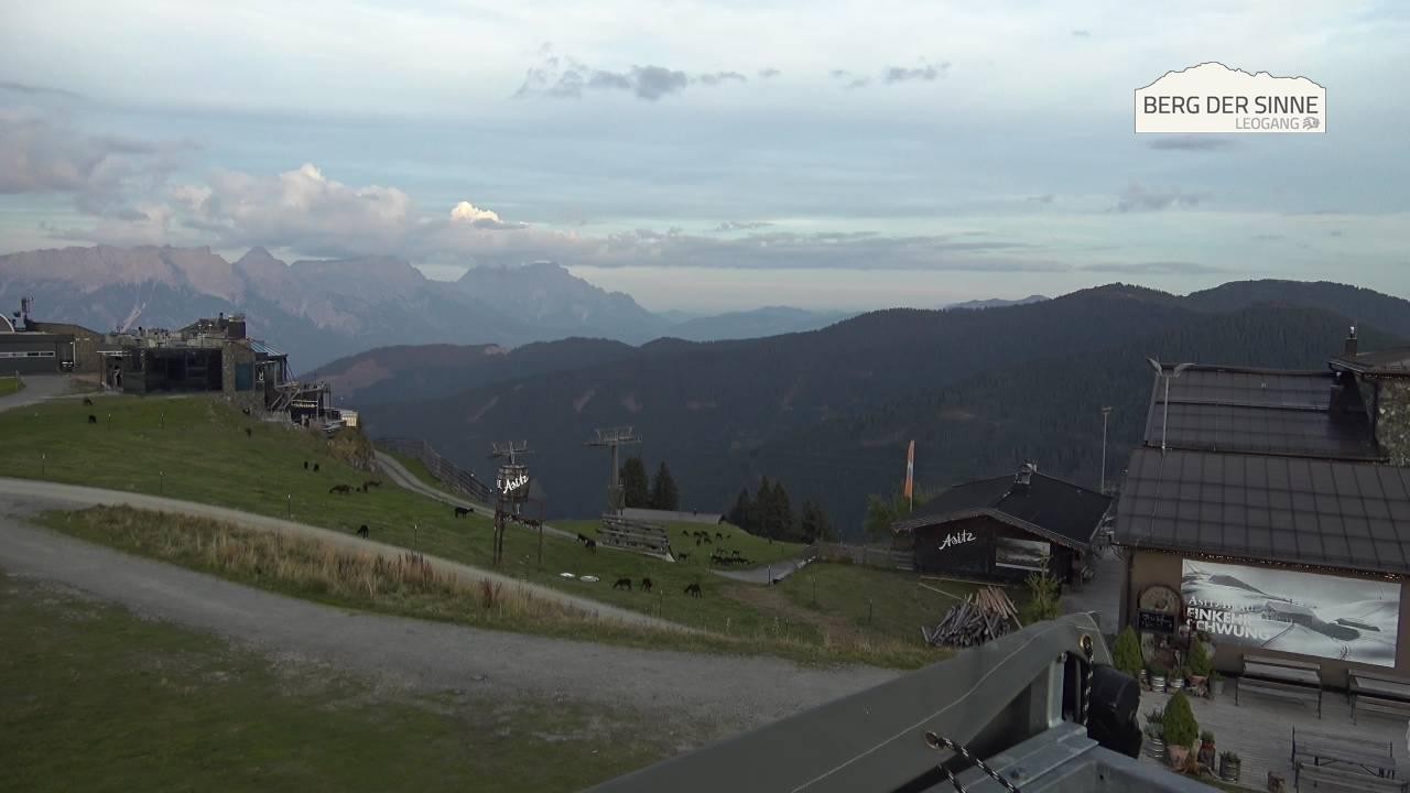 Archiv Foto Webcam Leogang: Bergstation Asitzbahn
