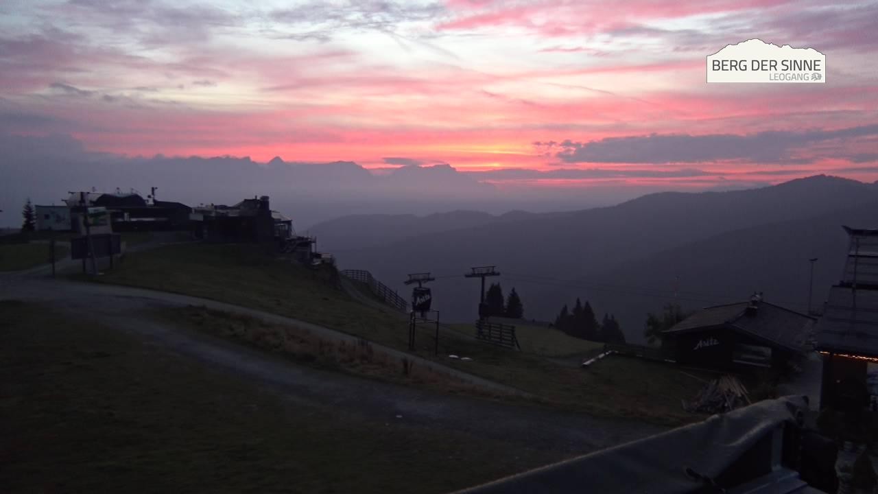 Archiv Foto Webcam Leogang: Bergstation Asitzbahn