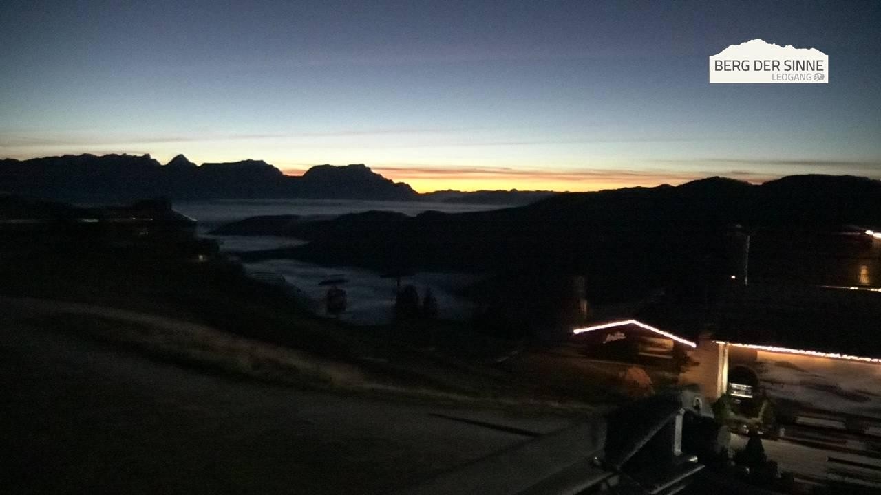 Archiv Foto Webcam Leogang: Bergstation Asitzbahn