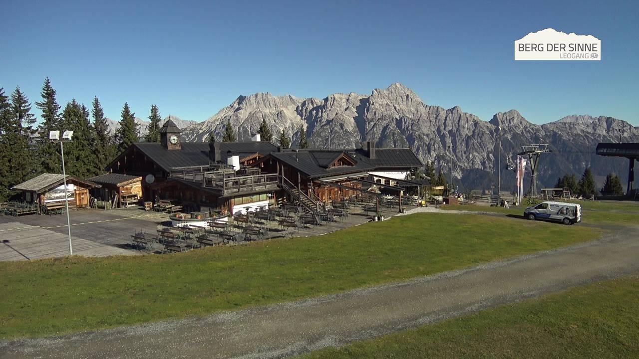 Archiv Foto Webcam Leogang: Bergstation Asitzbahn