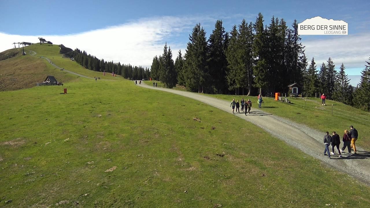 Archiv Foto Webcam Leogang: Bergstation Asitzbahn