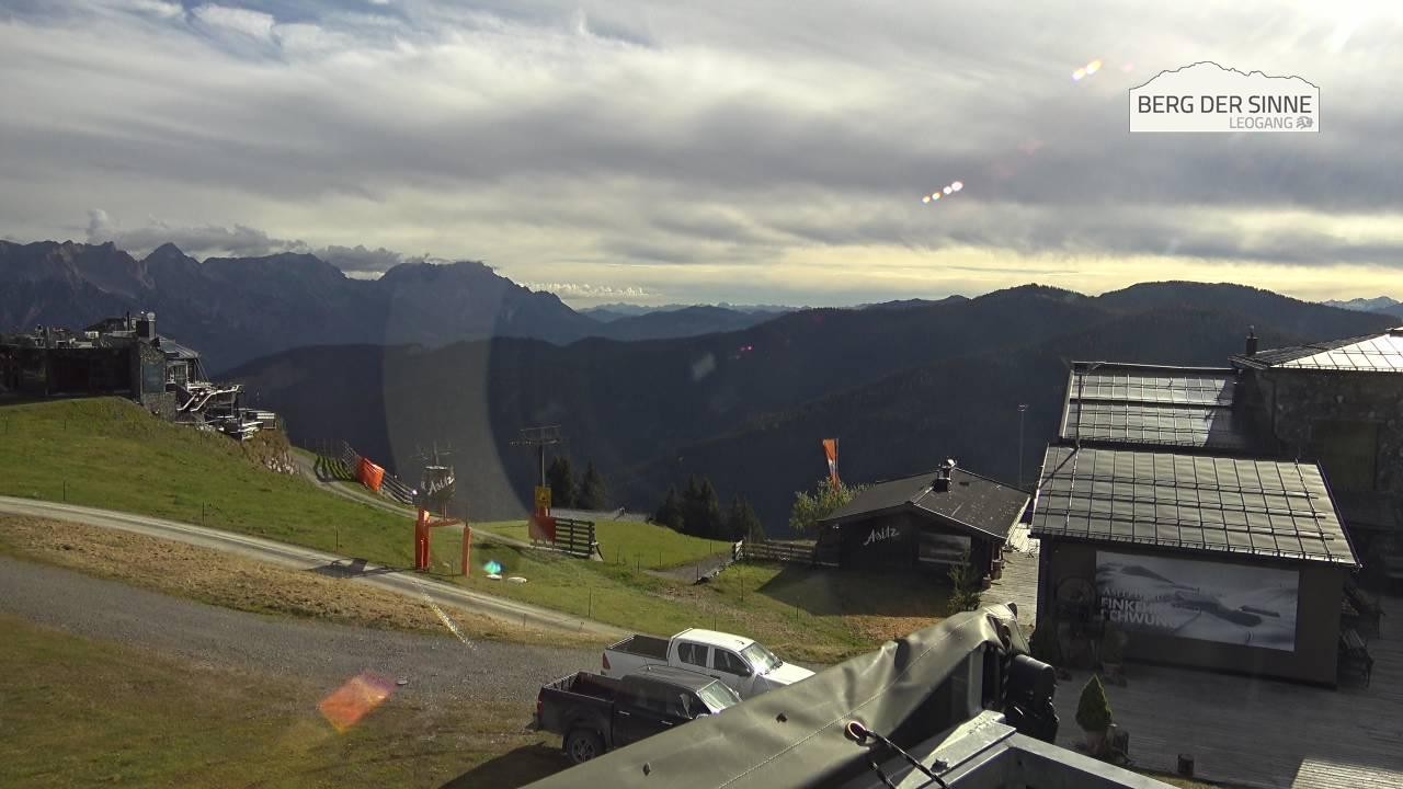 Archiv Foto Webcam Leogang: Bergstation Asitzbahn