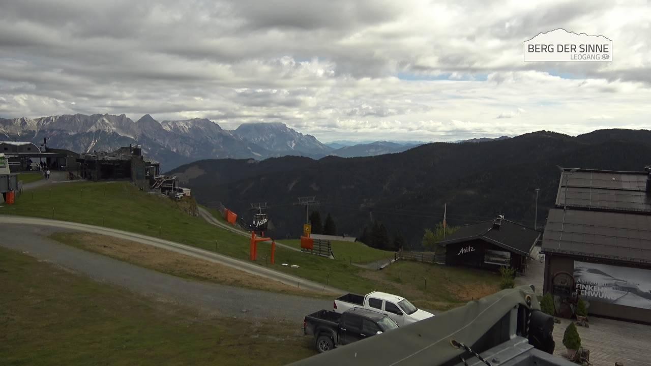 Archiv Foto Webcam Leogang: Bergstation Asitzbahn