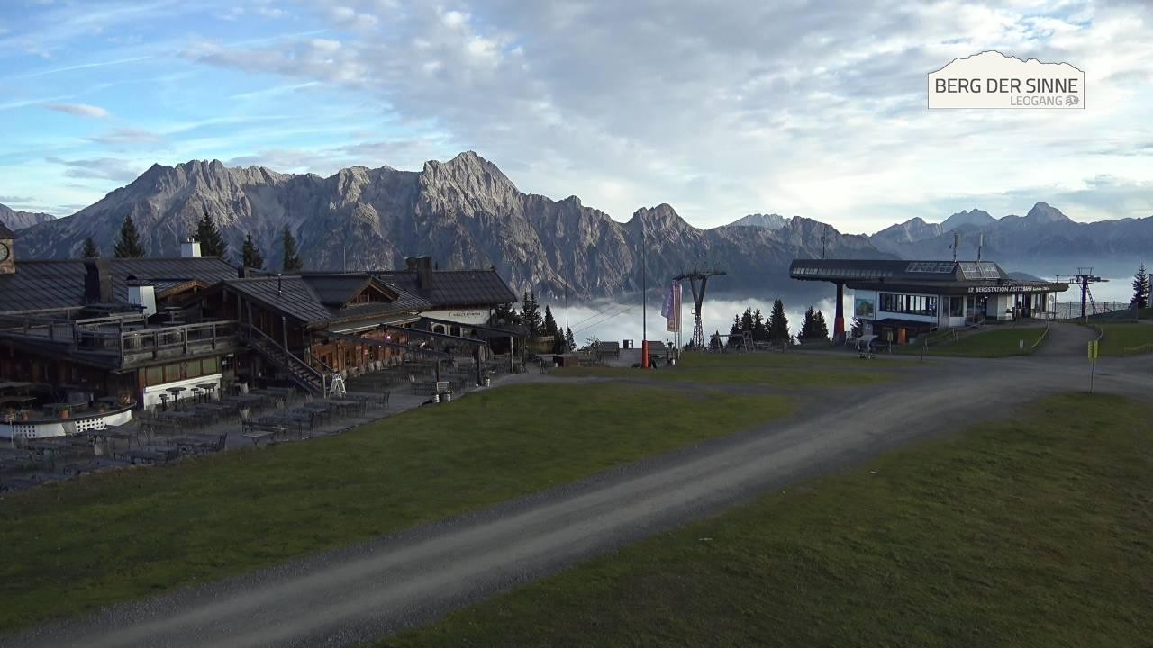 Archiv Foto Webcam Leogang: Bergstation Asitzbahn