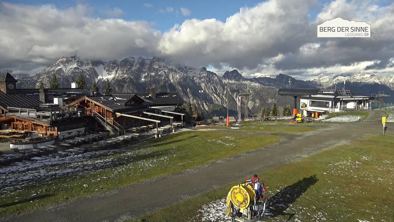 Archiv Foto Webcam Leogang: Bergstation Asitzbahn