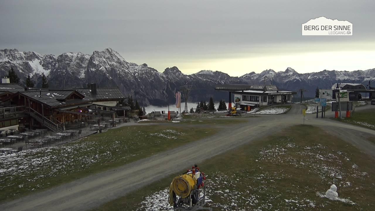 Archiv Foto Webcam Leogang: Bergstation Asitzbahn