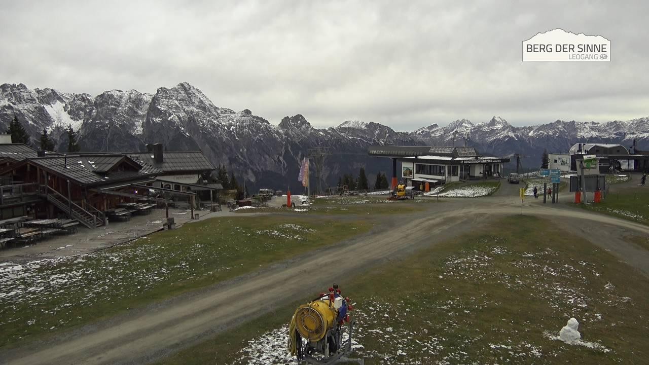 Archiv Foto Webcam Leogang: Bergstation Asitzbahn