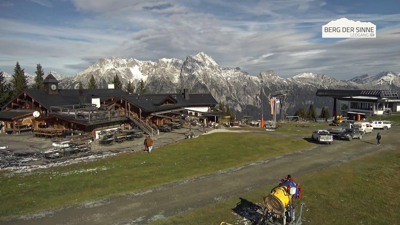 Archiv Foto Webcam Leogang: Bergstation Asitzbahn