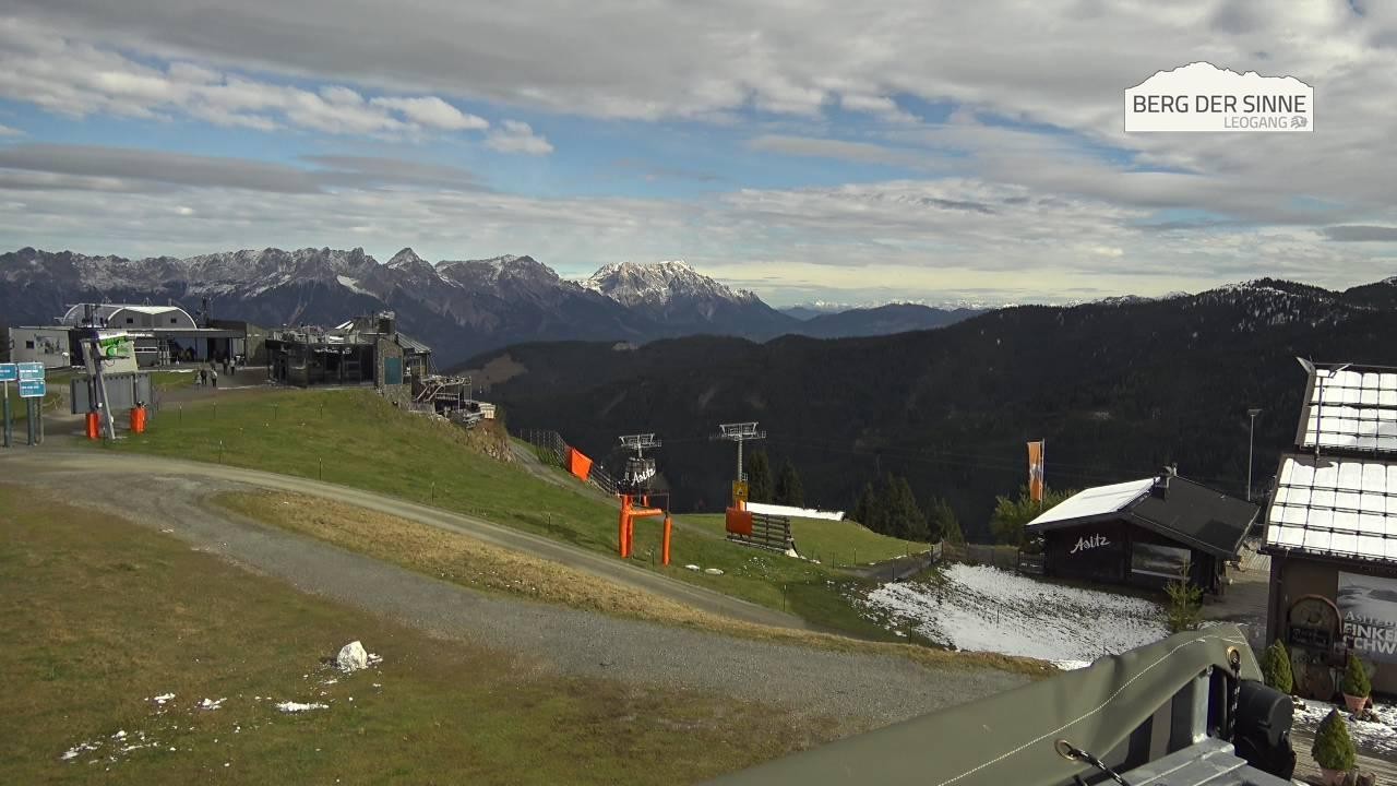 Archiv Foto Webcam Leogang: Bergstation Asitzbahn