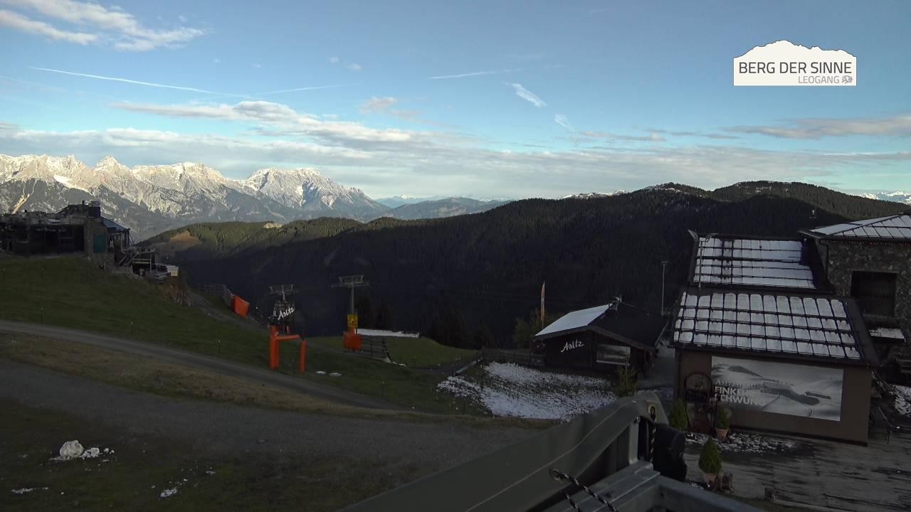 Archiv Foto Webcam Leogang: Bergstation Asitzbahn