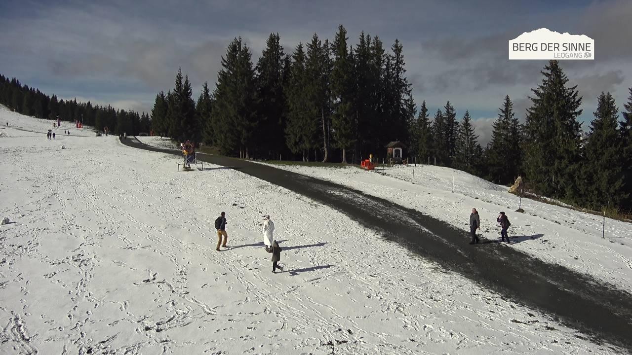 Archiv Foto Webcam Leogang: Bergstation Asitzbahn
