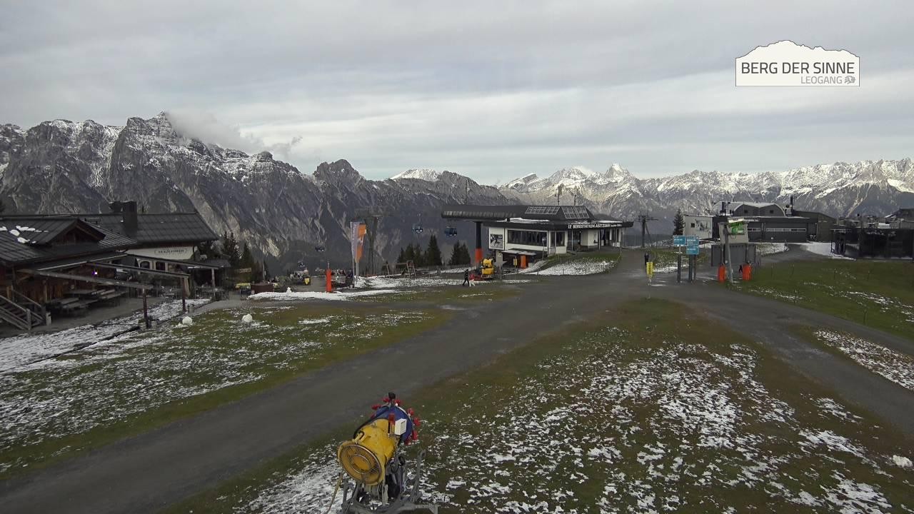 Archiv Foto Webcam Leogang: Bergstation Asitzbahn