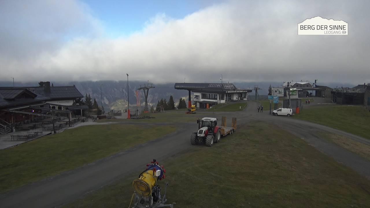 Archived image Webcam Leogang - Asitz Top Station