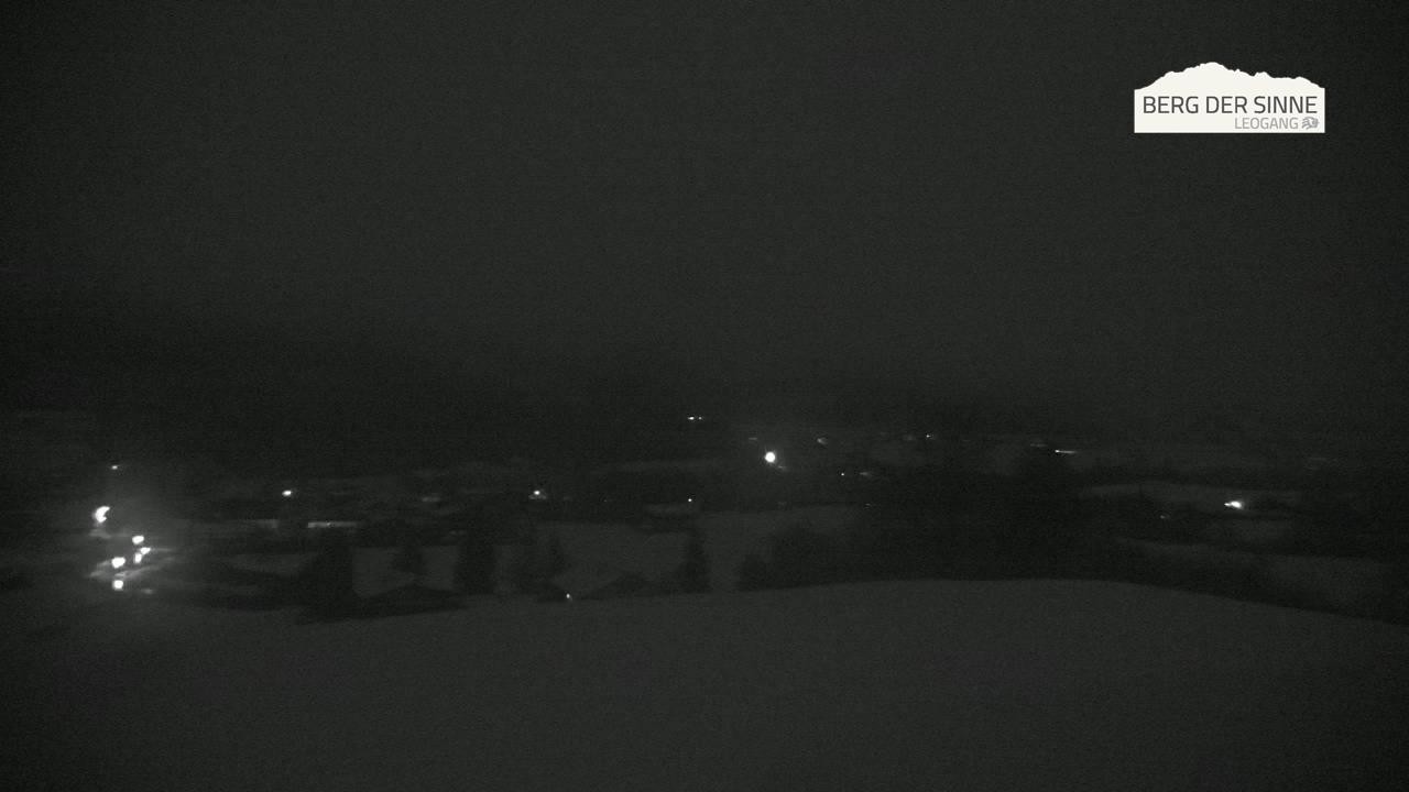 Archiv Foto Webcam Leogang Dorfblick