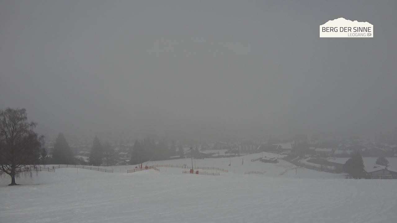 Archiv Foto Webcam Leogang Dorfblick