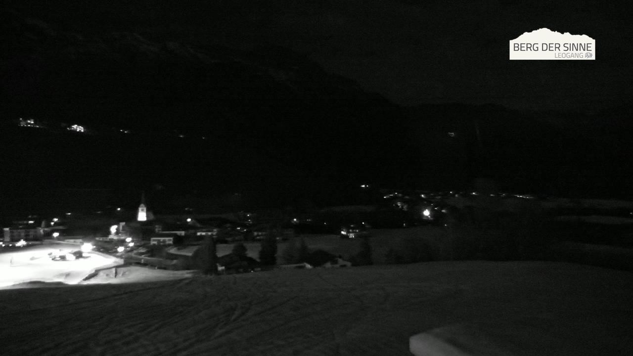 Archiv Foto Webcam Leogang Dorfblick