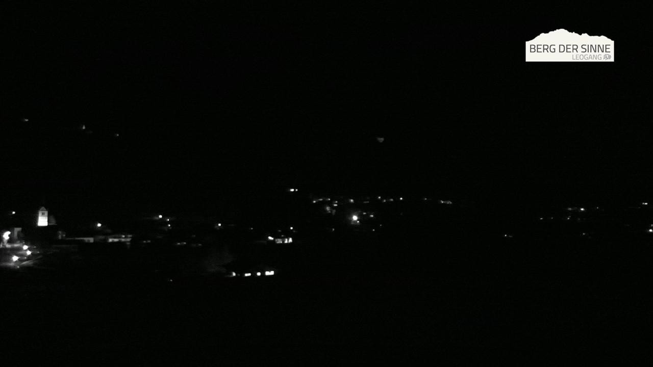 Archiv Foto Webcam Leogang Dorfblick