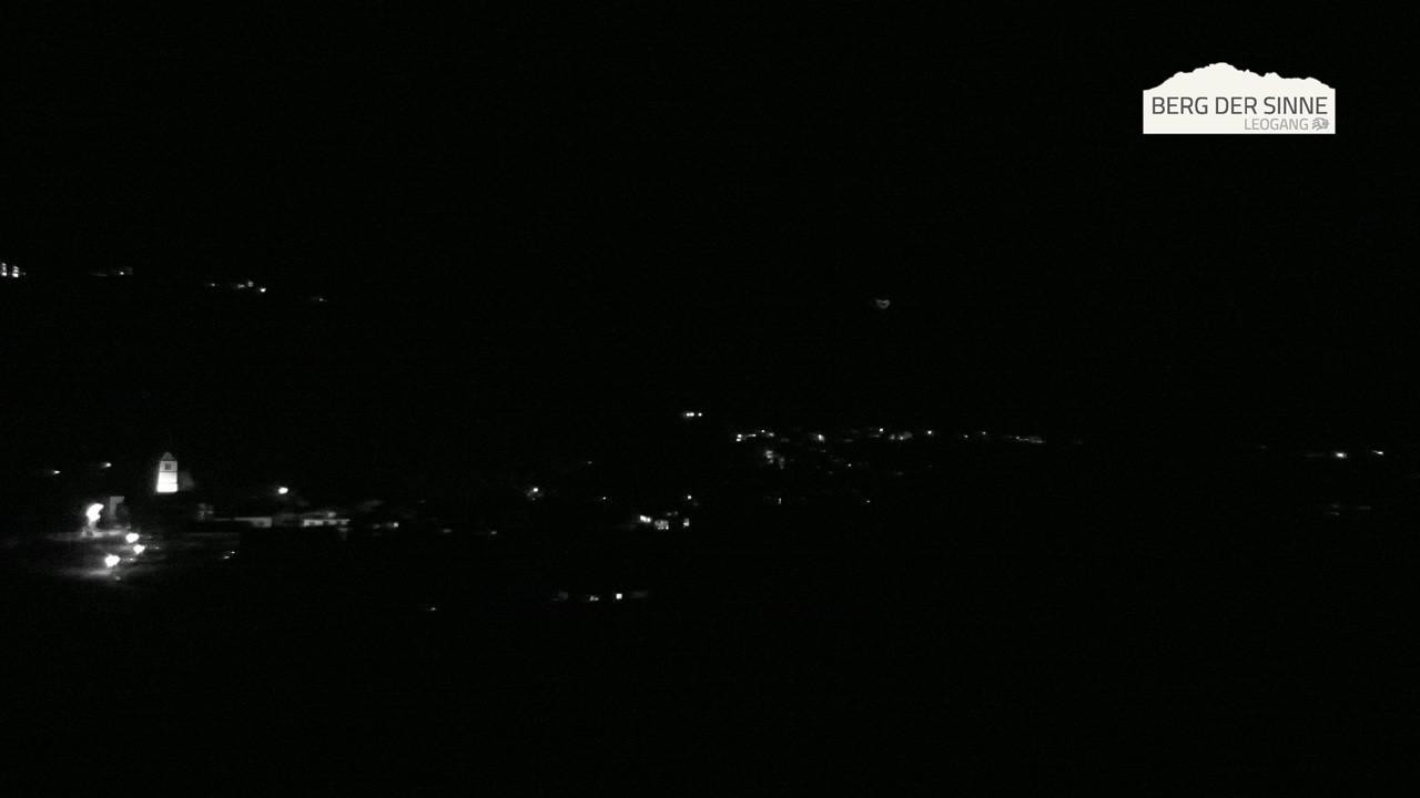 Archiv Foto Webcam Leogang Dorfblick