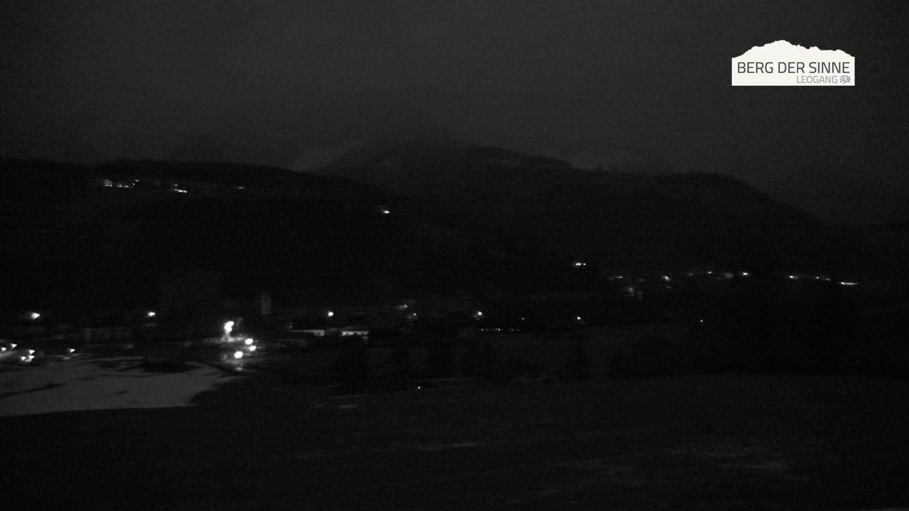 Archiv Foto Webcam Leogang Dorfblick