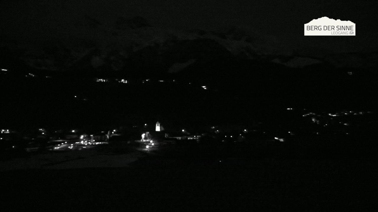 Archiv Foto Webcam Leogang Dorfblick