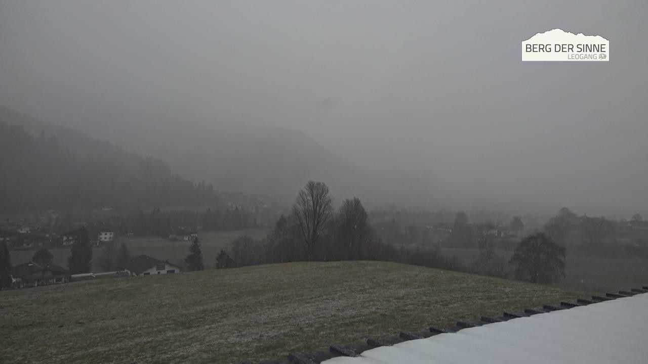 Archiv Foto Webcam Leogang Dorfblick