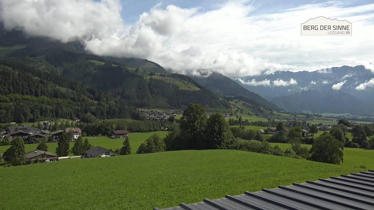 Archiv Foto Webcam Leogang Dorfblick