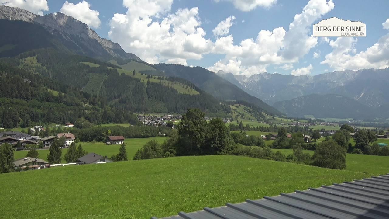 Archiv Foto Webcam Leogang Dorfblick