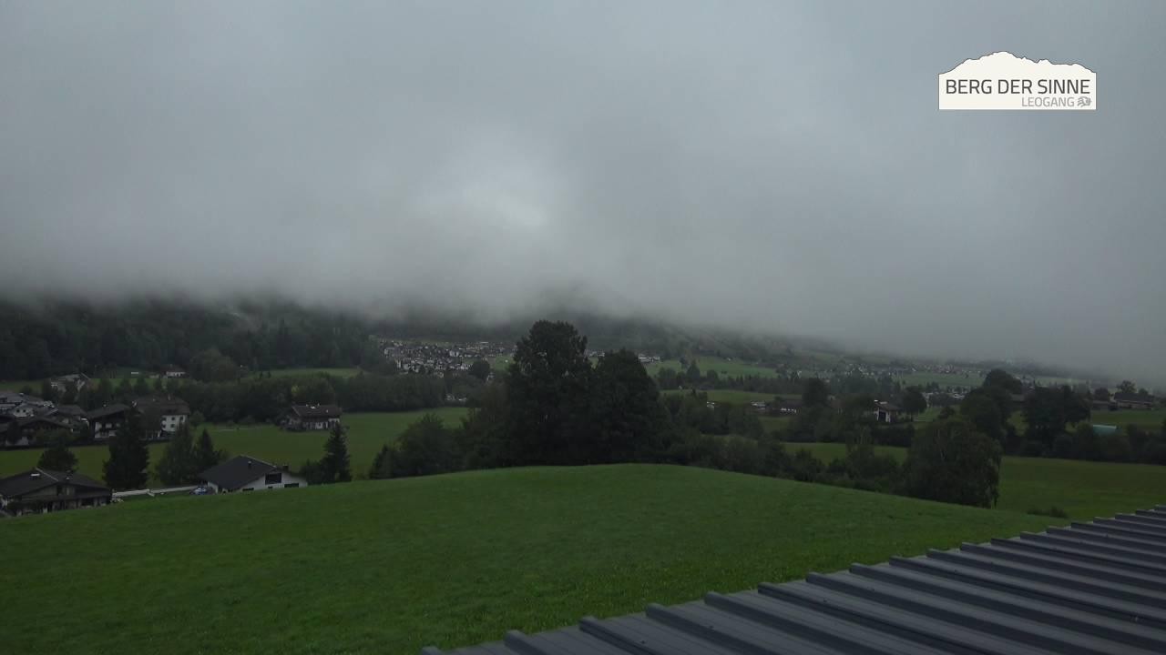 Archiv Foto Webcam Leogang Dorfblick