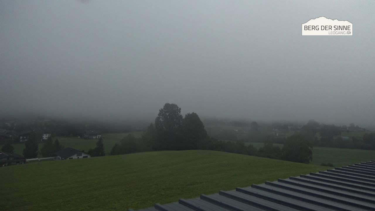 Archiv Foto Webcam Leogang Dorfblick