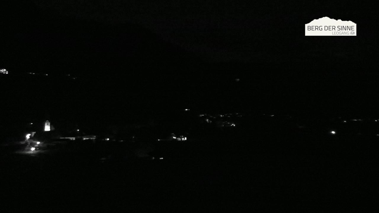 Archiv Foto Webcam Leogang Dorfblick